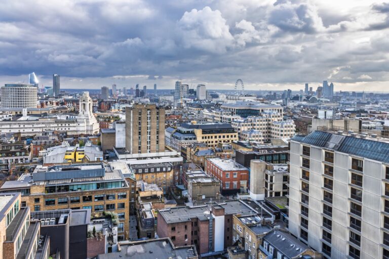 Panoramic Aerial View Of London